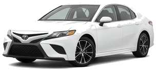 White midsize sedan