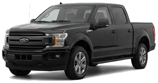 Black full-size pickup truck