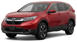 Red compact SUV